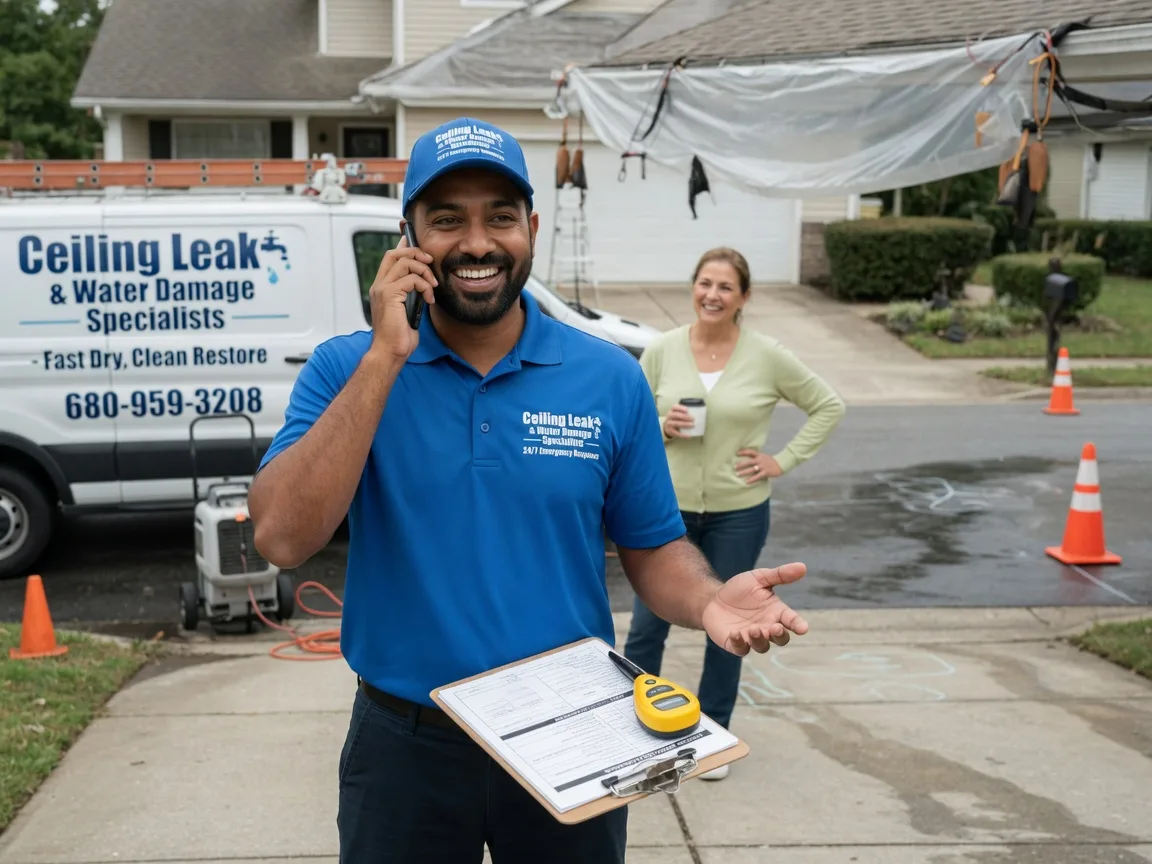 Ceiling Leak Cleanup Alpine, NY FAQs